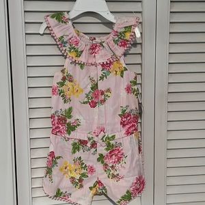 Little Me Woven Romper